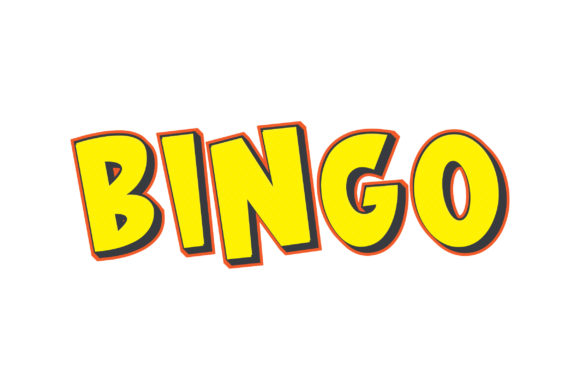 3D Bingo Text Design Vector for Creative Projects