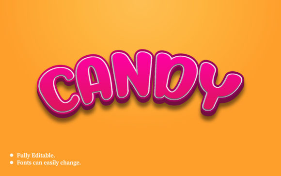 Revolutionizing Visual Content with the Candy 3D Text Effect Design Template